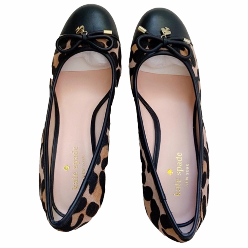 Kate Spade Kacey Calf Hair Leopard Wedges | EUC | Sz 7 - Picture 4 of 6